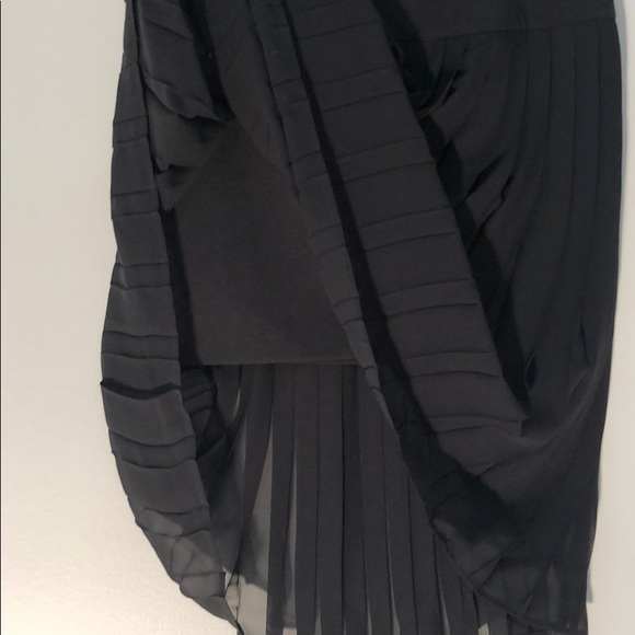 Black pleated accordion skirt - Picture 3 of 4